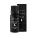 Bottle of Bondi Wash fragrance oil with essential oils, featuring a clear container and a white cap on a neutral background.