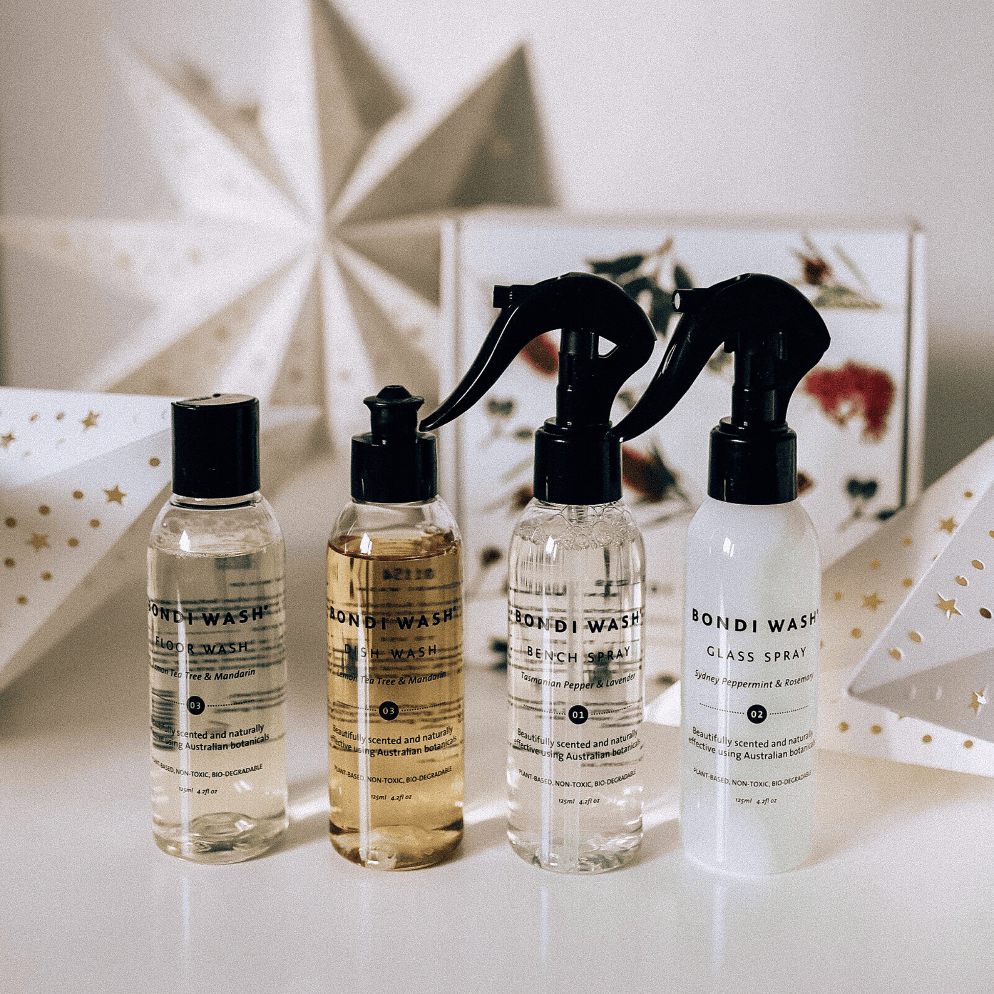 Bondi Wash Gumnut Kit showing natural gumnut-themed bath and body products in a stylish gift set.