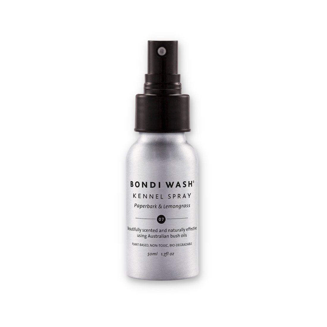 Bondi Wash kennel spray in 750ml bottle, natural dog wash spray for cleaning and freshening kennels and dog areas.