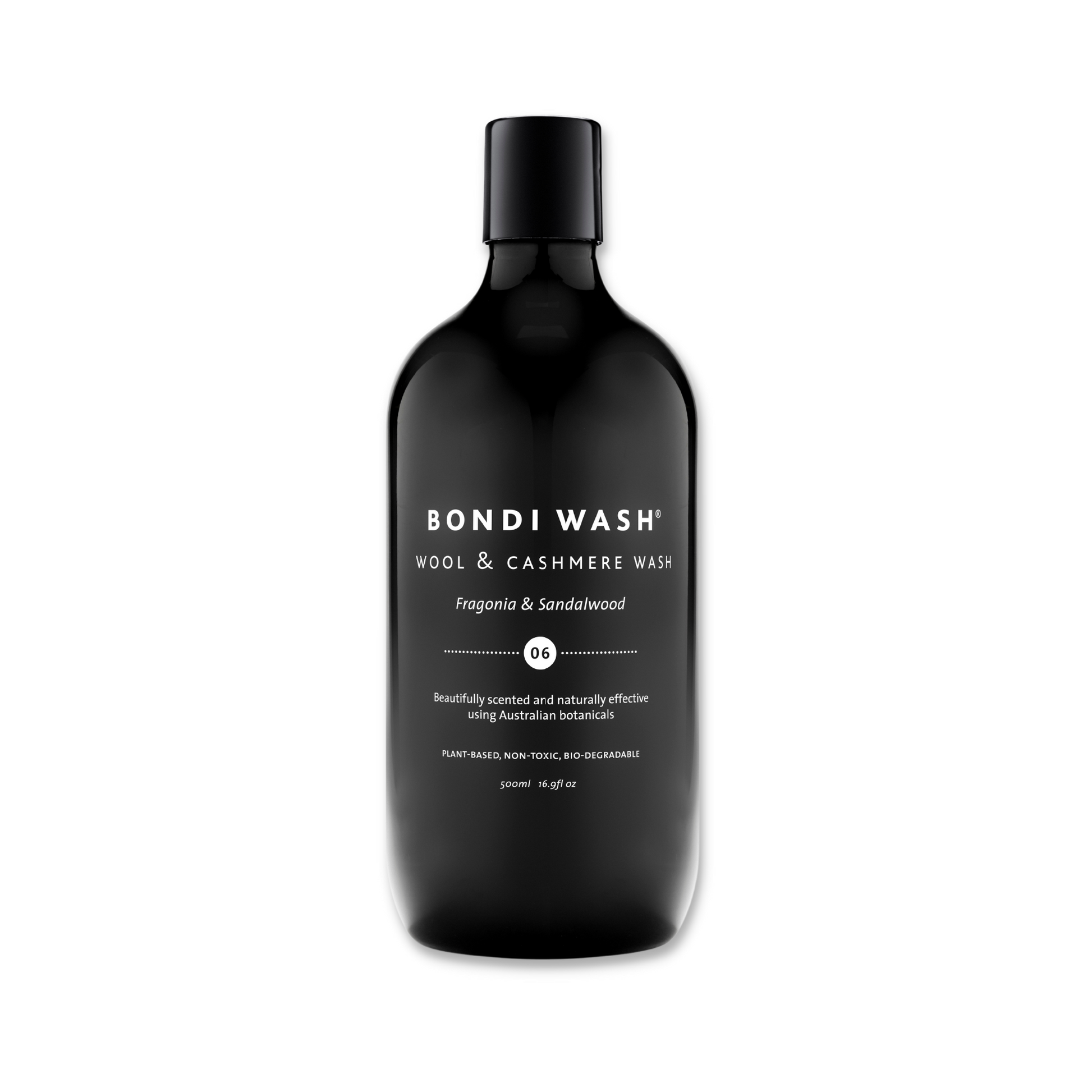 Bondi Wash Wool & Cashmere Wash detergent in 6500ml bottle, gentle cleaning for delicate wool and cashmere fabrics.