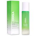 Coola Glowing Greens Detoxifying Facial Cleansing Gel from Coola Suncare, shown in a clear tube with green accents.