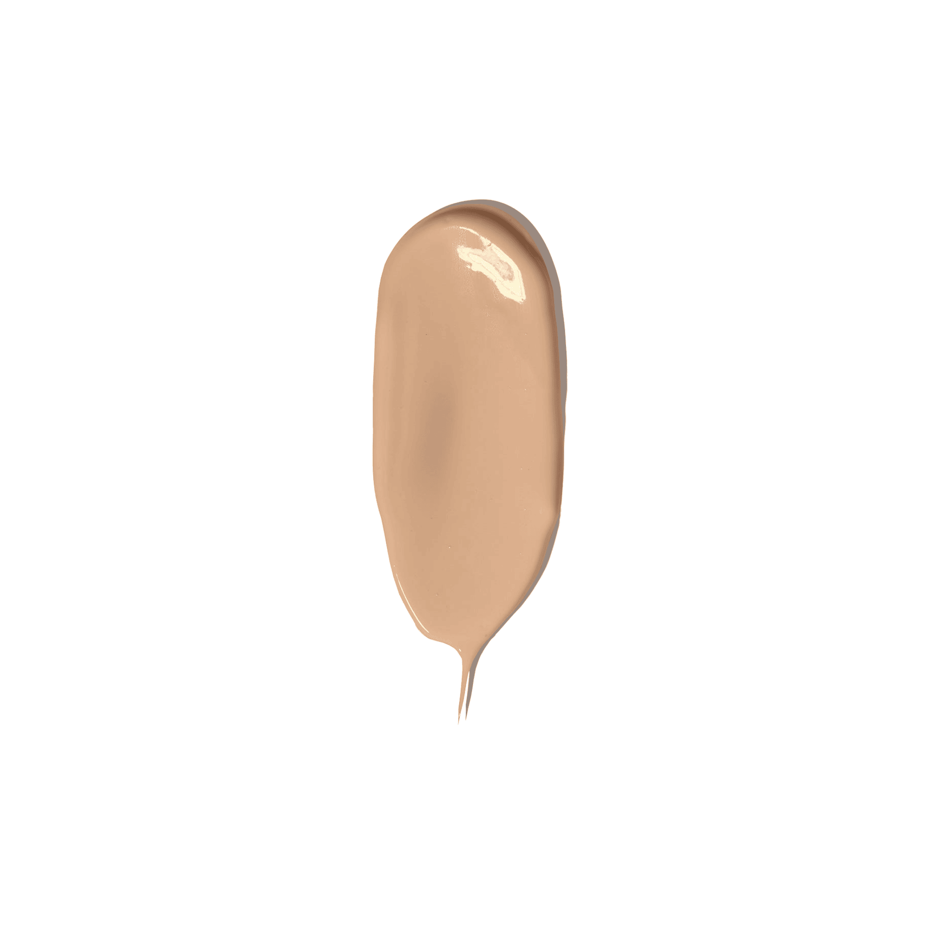 Swatch of Coola Rosilliance Mineral BB+ Cream tinted organic sunscreen SPF 30 in fresh rose shade on skin, from foundations and concealers.