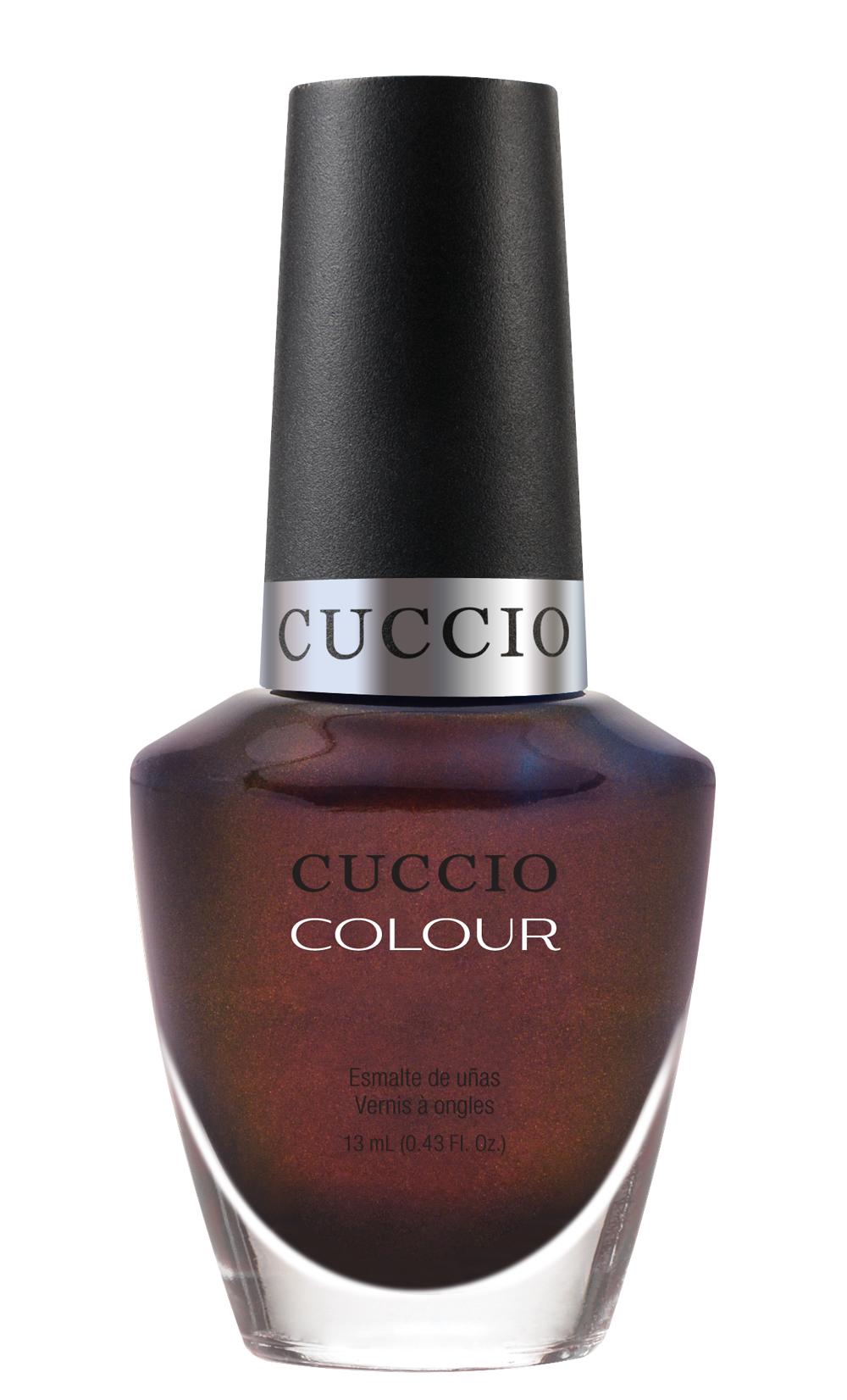 Cuccio Colour Alien Nation nail polish bottle from Cuccio Colour collection with vibrant, space-inspired nail polish color.