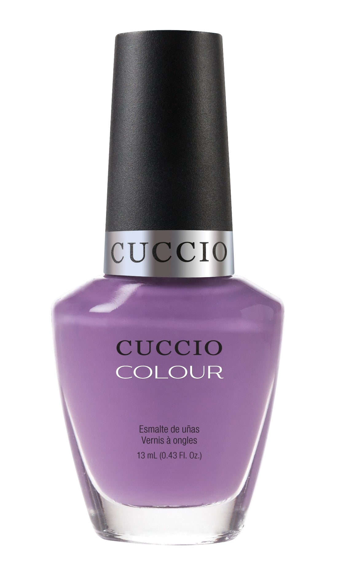 Cuccio Colour Cheeky Helsinki nail polish bottle, vibrant pink shade from Cuccio Colour nail polish collection.