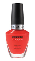 Cuccio Colour ChillIn in Chile nail polish bottle with colorful label, showcasing vibrant shade and product branding.