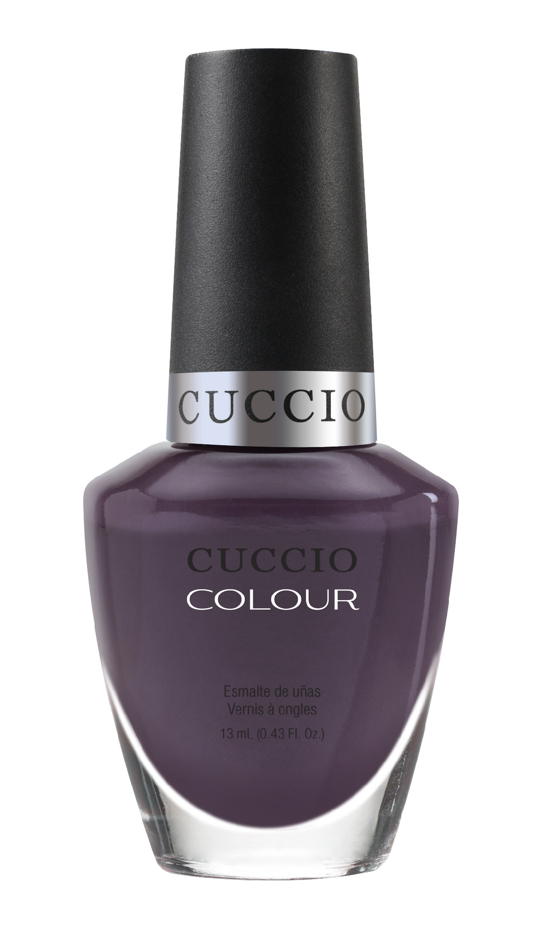 Cuccio Colour Count Me In! nail polish bottle from Cuccio Colour with vibrant pink shade and stylish packaging.