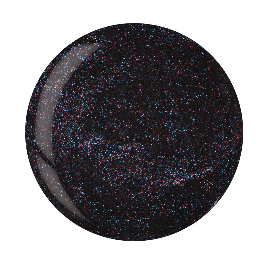 Cuccio Colour Cover Me Up! nail polish bottle from Cuccio Colour line, with a sleek black cap and colorful label.