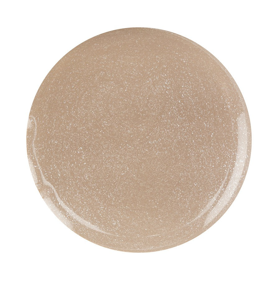 Cuccio Colour nail polish in Colour Cream & Sugar, a vibrant cream-colored gel polish, displayed on a neutral background.
