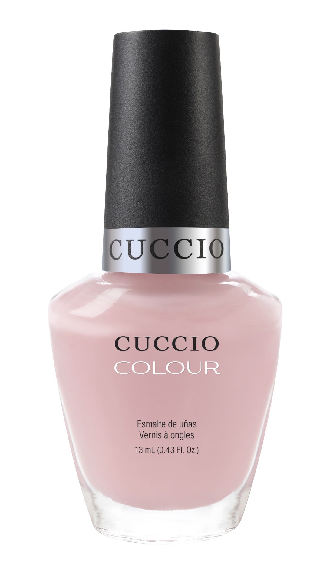 Cuccio Colour Crush Lake Como nail polish bottle with vibrant purple and blue shades, showcasing the colorful nail polish product.