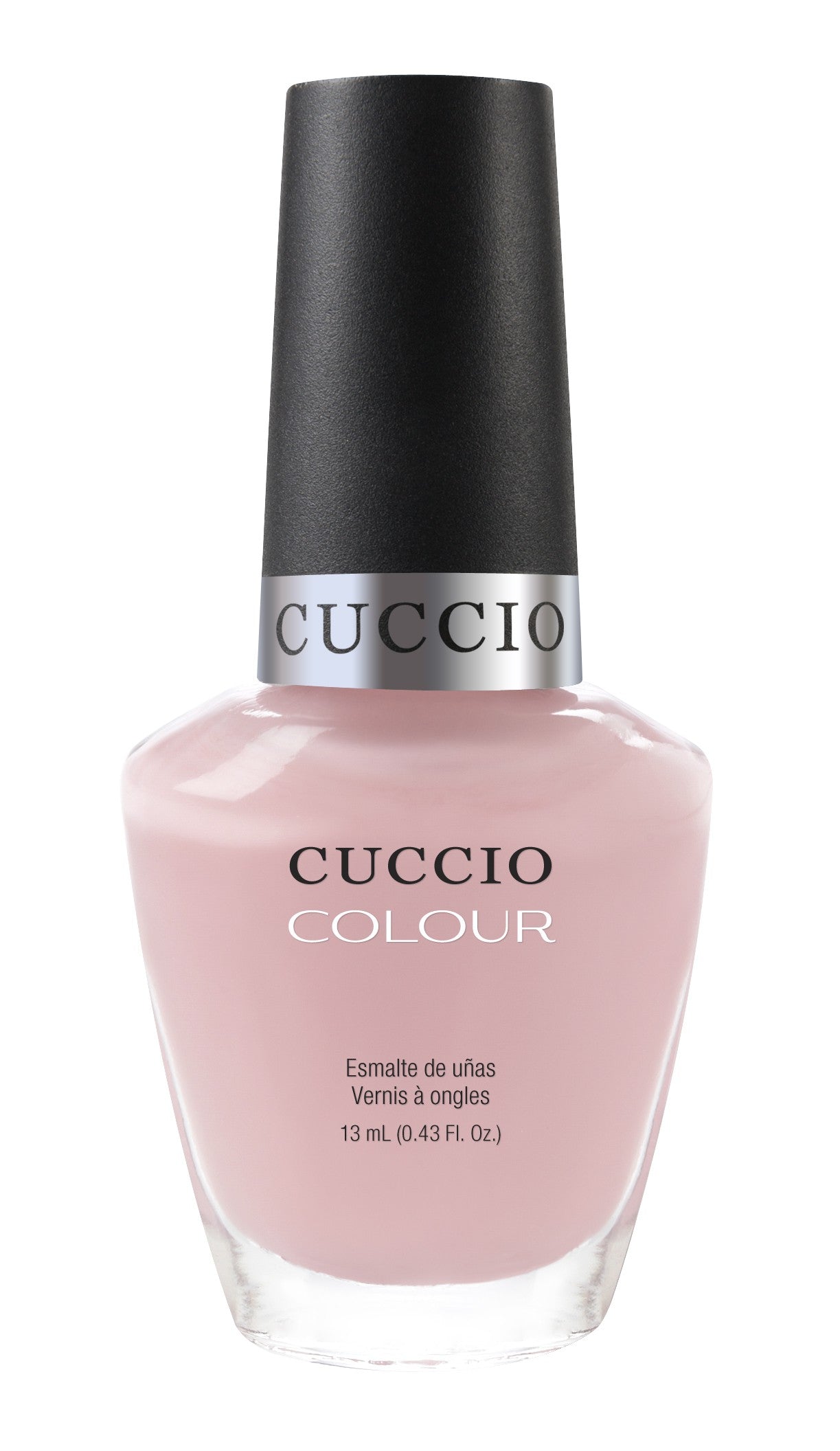 Cuccio Colour Crush Lake Como nail polish bottle with vibrant purple and blue shades, showcasing the colorful nail polish product.
