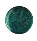 Cuccio Colour Dublin Emerald Isle nail polish bottle with vibrant emerald green color and sleek design.