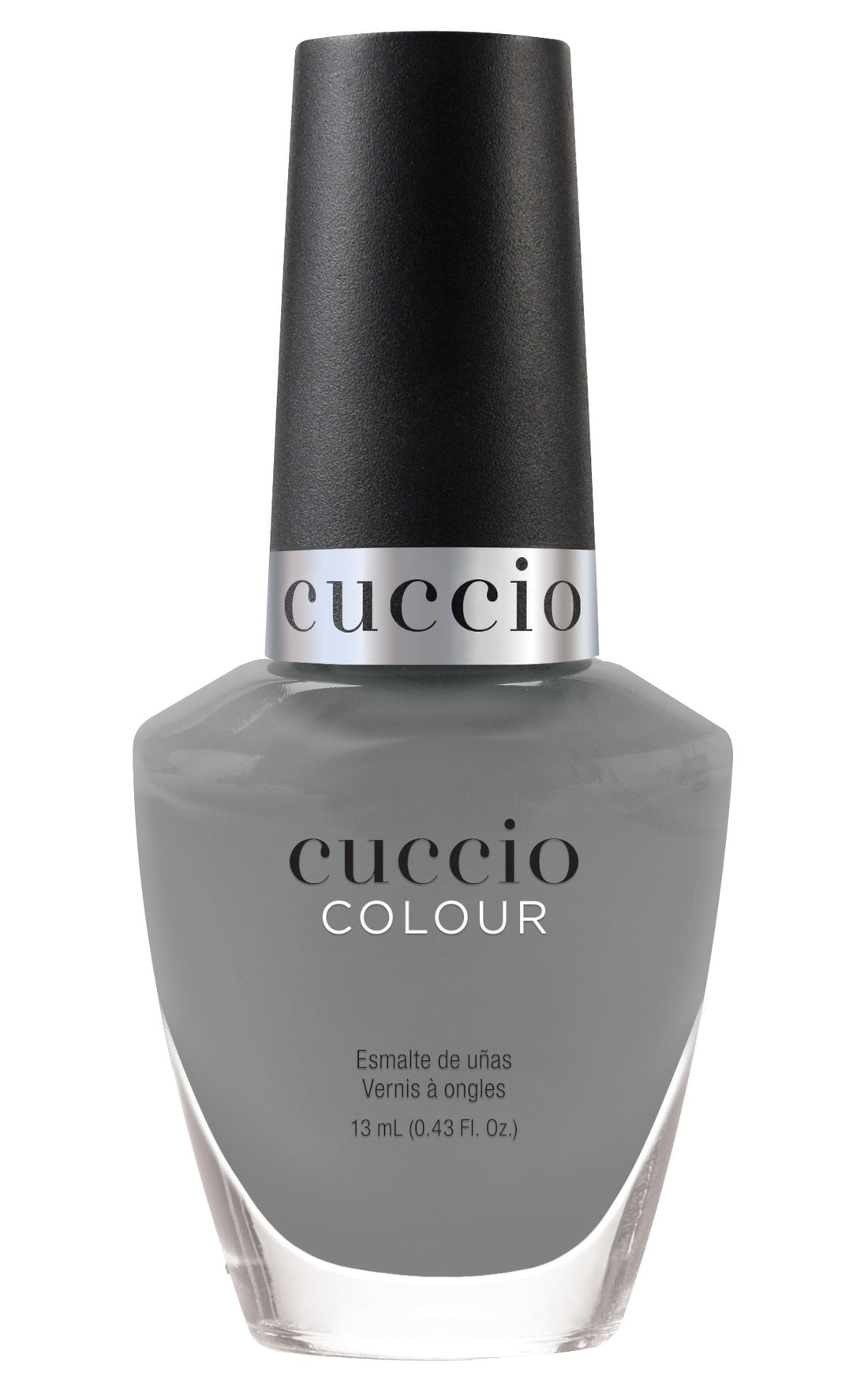 Cuccio Colour Explorateur nail polish bottle with vibrant turquoise shade and sleek packaging, showcasing the Cuccio Colour brand.