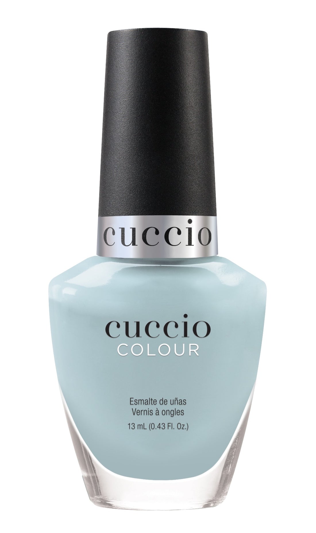 Cuccio Colour Follow Your Butterfly nail polish bottle with colorful butterfly design on the label.