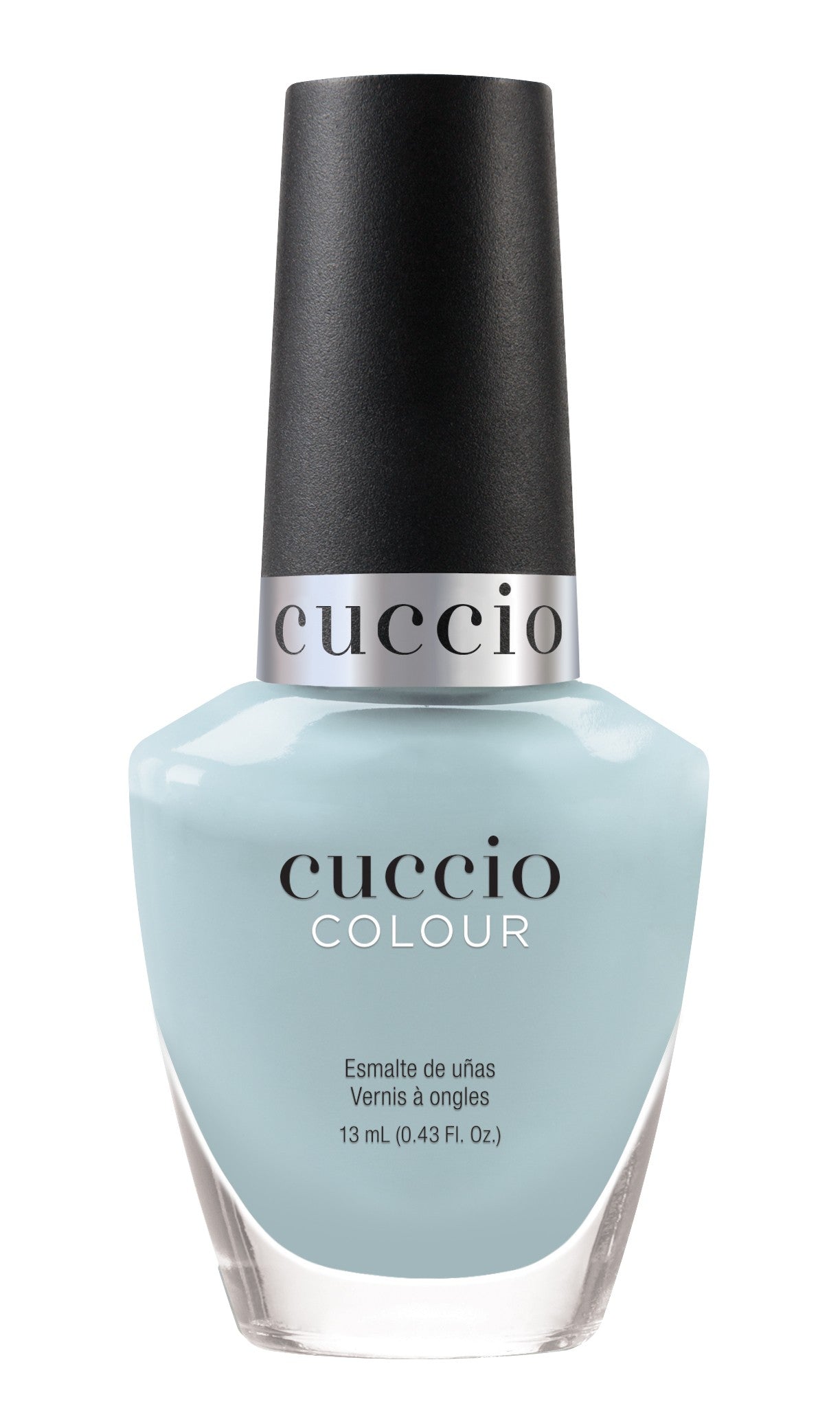 Cuccio Colour Follow Your Butterfly nail polish bottle with colorful butterfly design on the label.