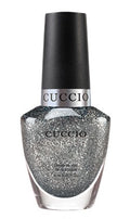 Cuccio Colour Groupie nail polish bottle from Cuccio Colour collection, with vibrant pink and purple shades.