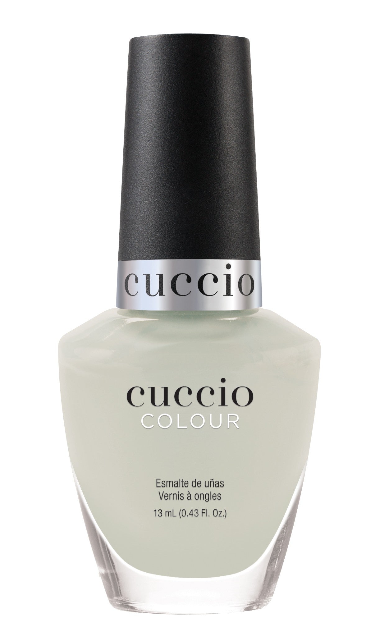Cuccio Colour Nail Polish Bottle from Cuccio Colour Hair Toss collection, featuring vibrant nail polish color and brand logo.