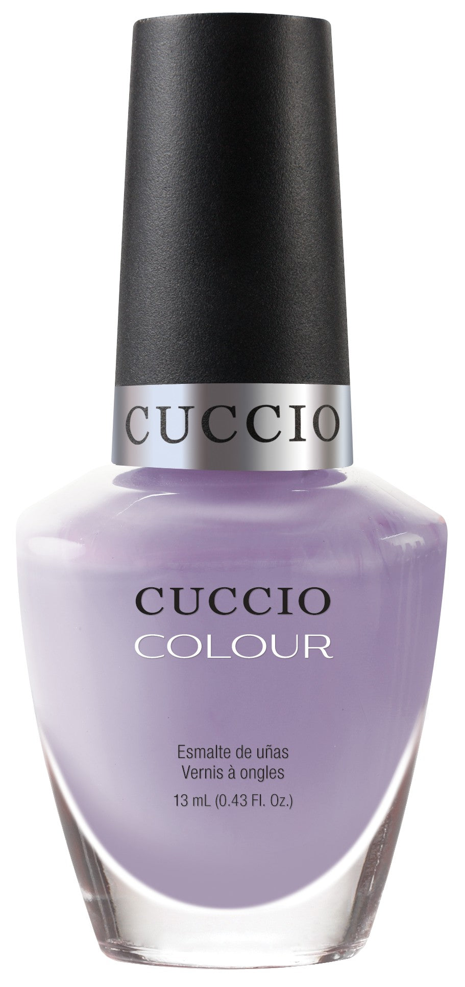 Cuccio Colour I Am Beautiful! nail polish bottle from Cuccio Colour on a white background.