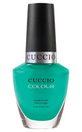 Cuccio Colour Make a Difference nail polish bottle with vibrant purple shade, showcasing the Cuccio Colour brand.