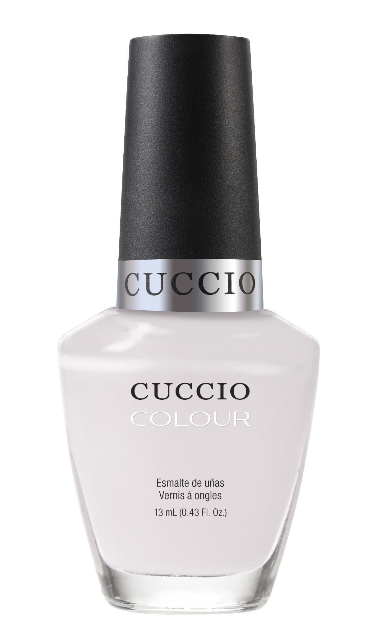 Cuccio Colour Cuccio Colour Mystery Nail Polish in Milan, vibrant purple shade, smooth glossy finish, in a sleek bottle.