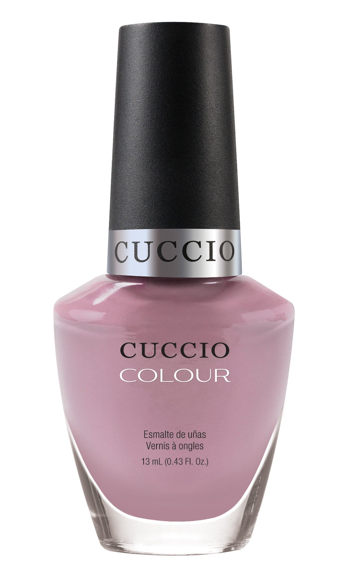 Cuccio Colour Odette's Swan Queen nail polish bottle from Cuccio Colour, featuring a sleek design and vibrant color.