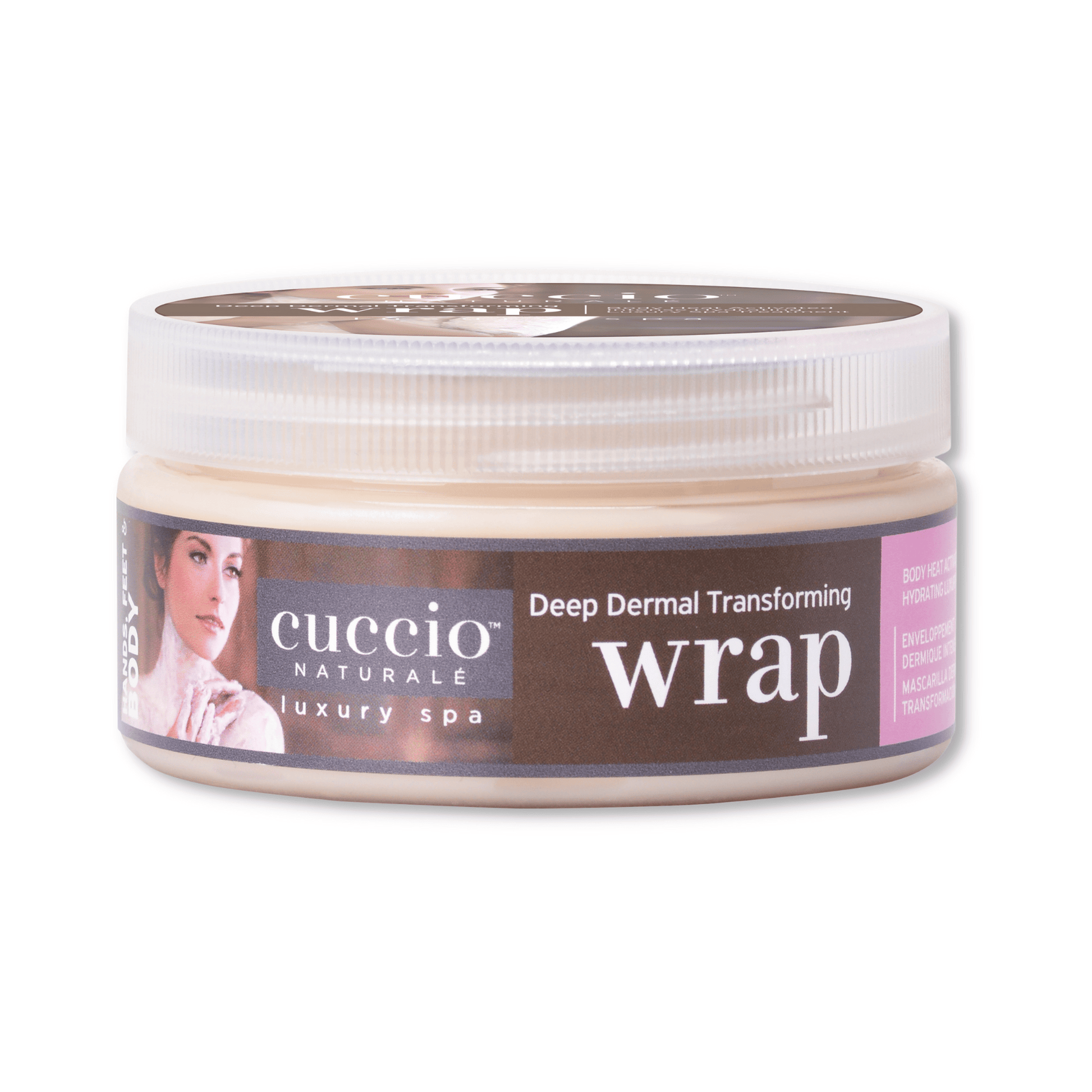 Cuccio Naturalé Deep Dermal Transforming Hand Treatment wrap in 240g, showing the nourishing, moisturizing hand treatment product.