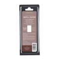 Cuccio Naturalé pedicure stainless steel file refill for corn and callus care, with textured surface for smoothing skin.