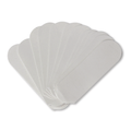 Cuccio Naturalé pedicure stainless steel file refill for corn and callus care, with a durable abrasive surface.