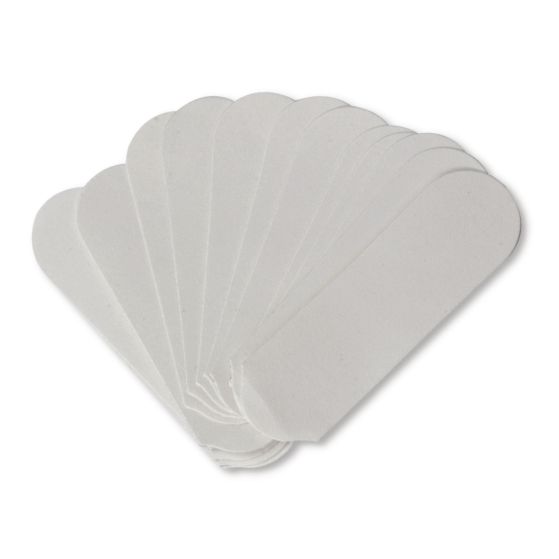 Cuccio Naturalé pedicure stainless steel file refill for corn and callus care, with a durable abrasive surface.