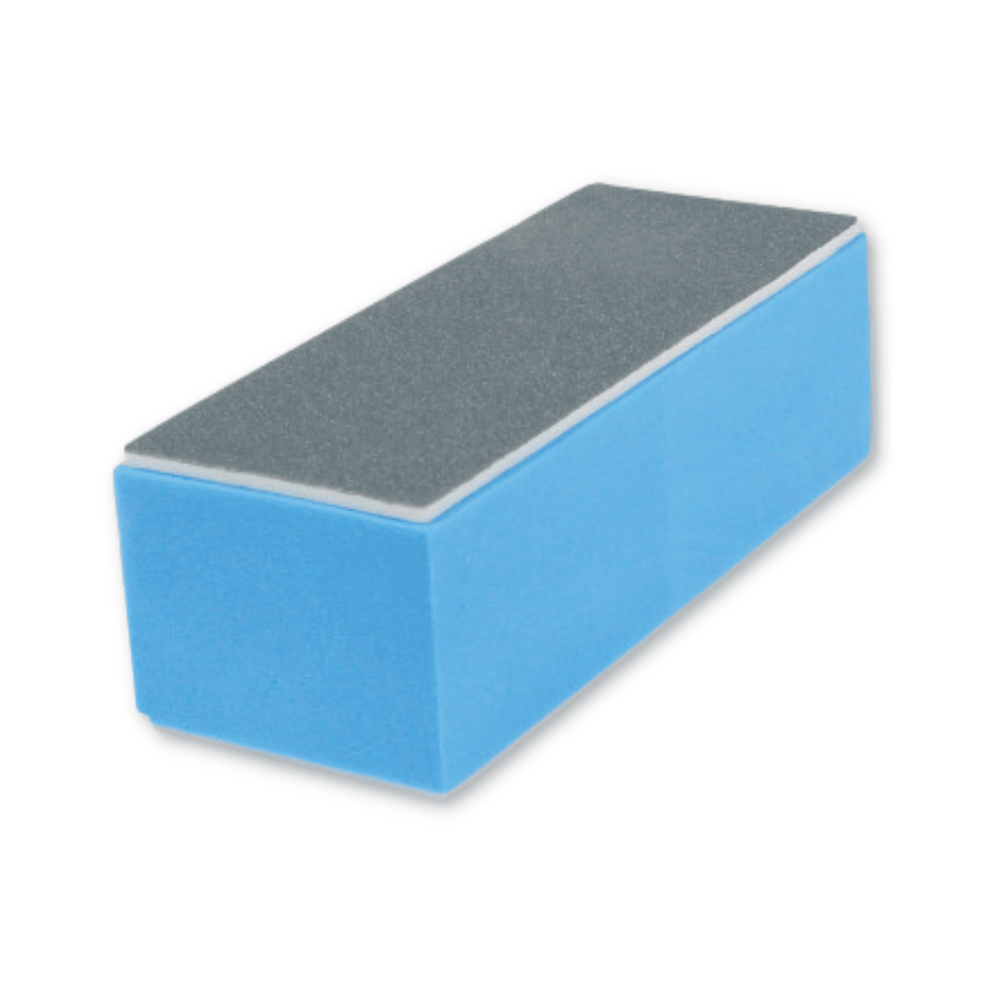 Cuccio Pro 2 Way Shiner Block nail buffer with dual sides for smoothing and shining nails, made for professional nail care.