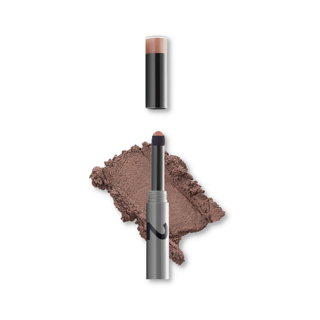 Gokos EyeColor makeup in Cashmere Rose shade, featuring a close-up of the eyes with soft pink eyeshadow and defined lashes