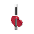 Gokos LipColor in Heat Wave shade, close-up of vibrant coral lipstick applied on lips for a makeup look.
