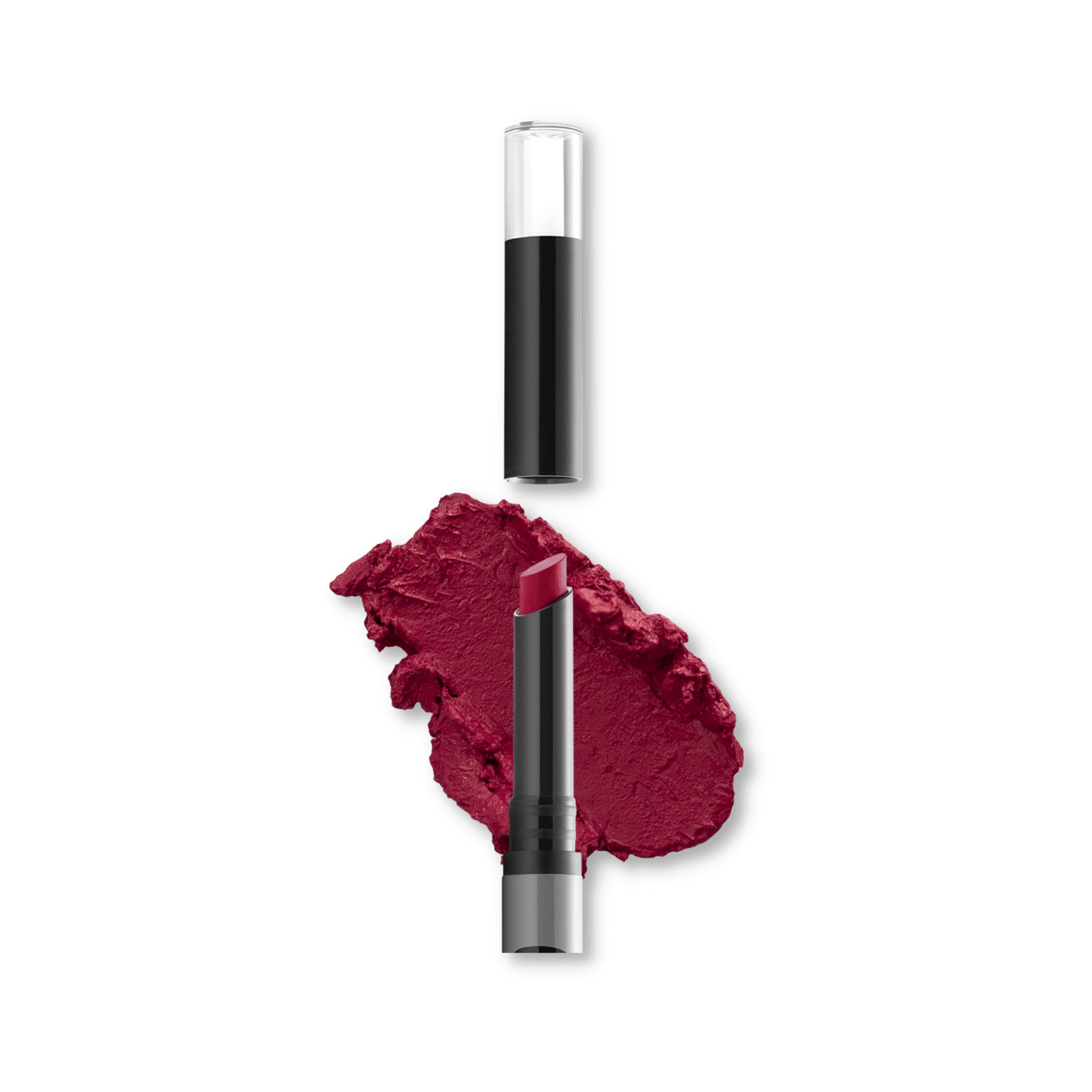 Gokos LipColor in Splendid Fuchsia, vibrant pink lipstick with a smooth, creamy texture, displayed in a makeup product image.