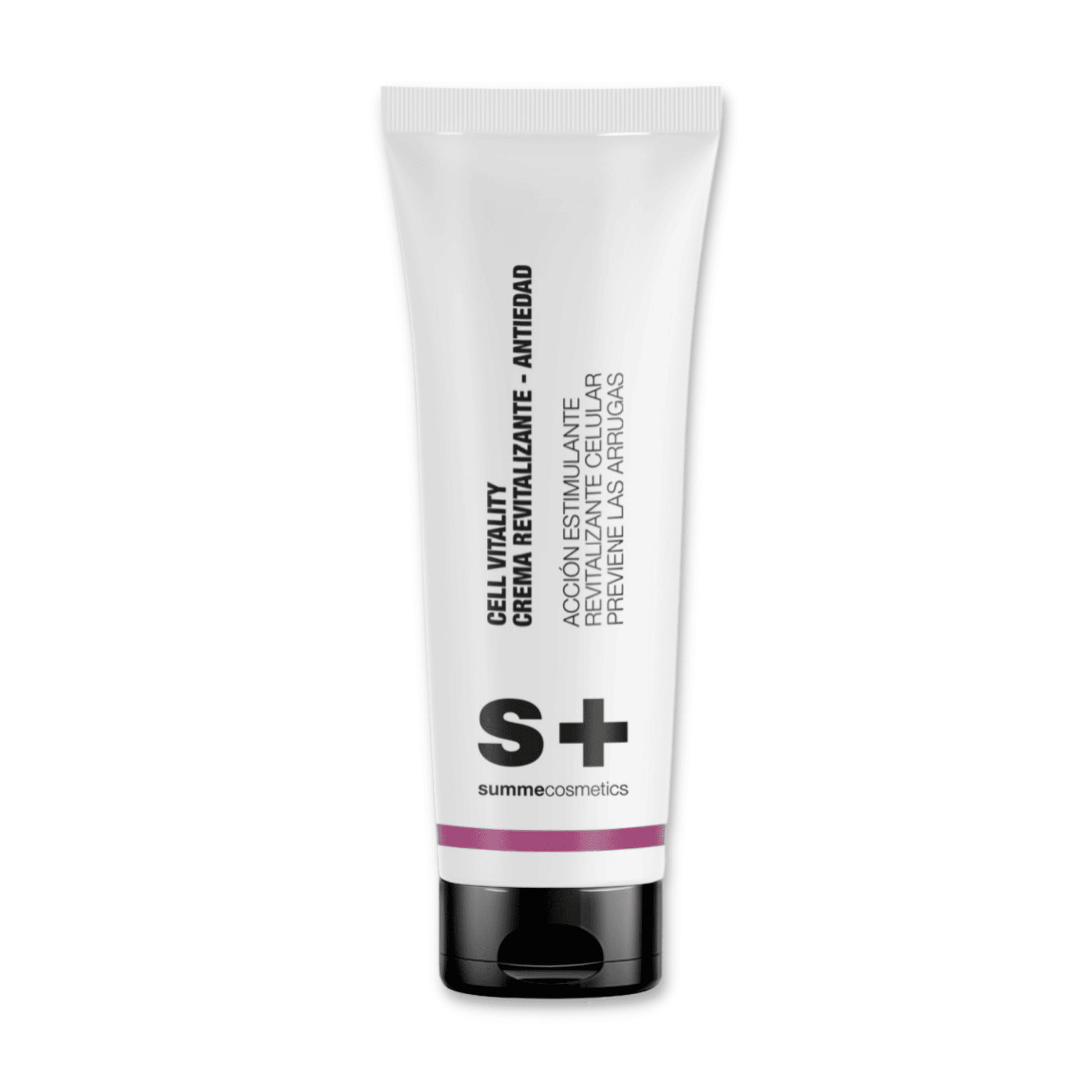 SummeCosmetics Cell Vitality skincare product in a sleek bottle, featuring vibrant packaging with the SummeCosmetics logo.