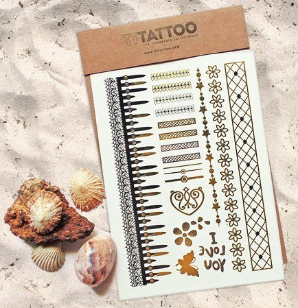 TTTatto Victorian set - Gold