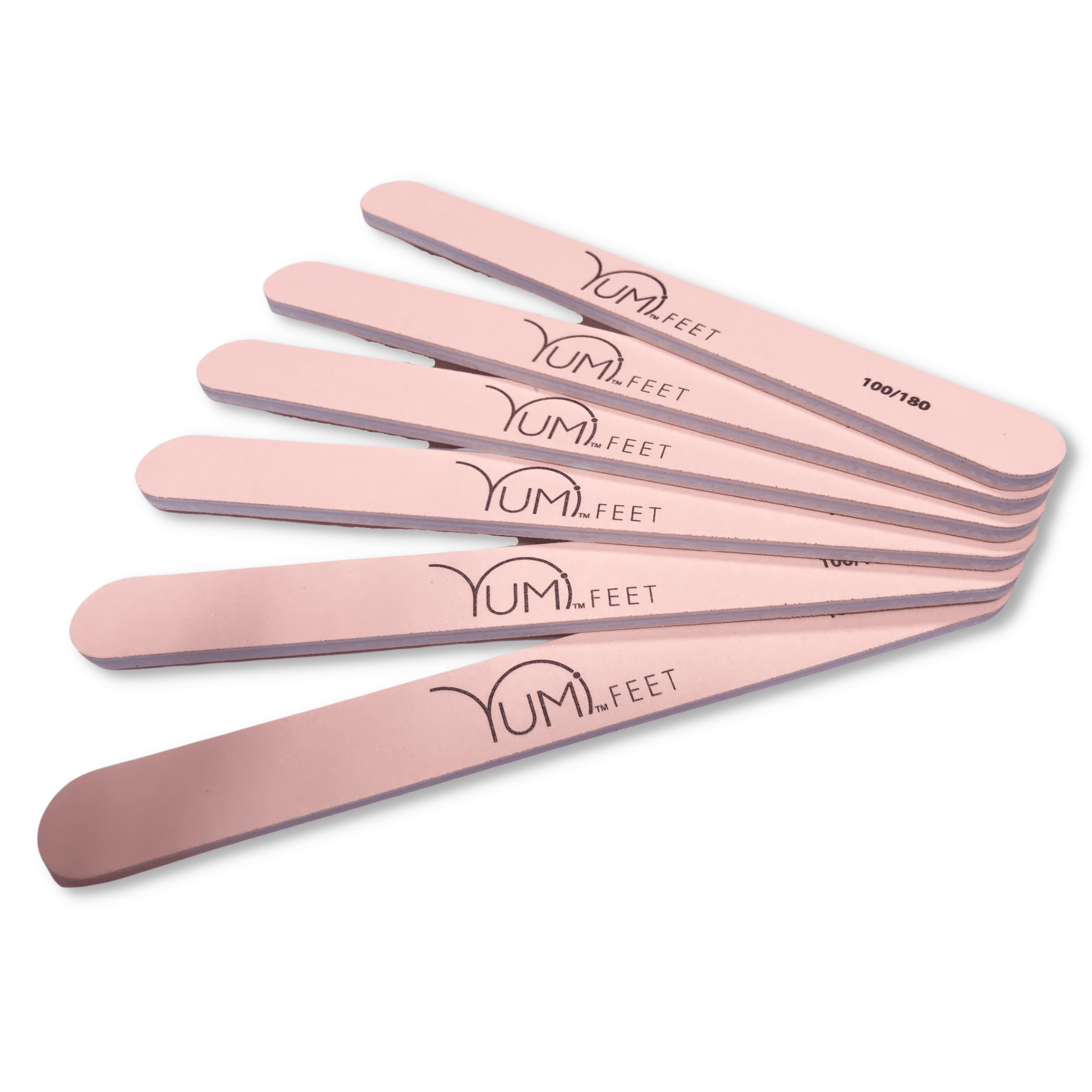 Yumi Feet nail files and emery boards pack featuring eight assorted nail grooming tools for smooth, professional-looking nails.