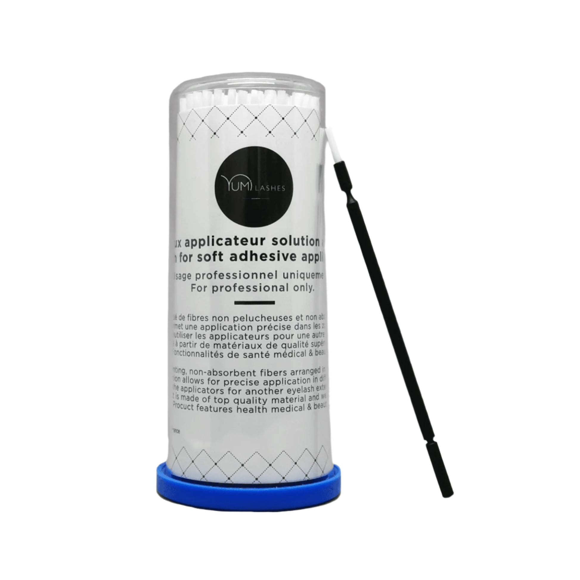 Yumi Lashes Brush for Solution Adhesive, a precision applicator tool for applying eyelash adhesive in lashes and brows.