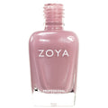 Zoya Addison nail polish bottle featuring a sleek design and vibrant coral shade, perfect for stylish manicures.