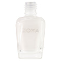 Zoya Adel nail polish bottle, deep mauve shade, with the Zoya logo on the label, displayed against a plain background.