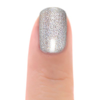 Close-up of Zoya Alicia nail polish bottle, featuring the sleek design and vibrant nail polish color.