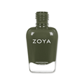 Zoya Althea nail polish bottle from Zoya's nail polishes collection, with a sleek design and vibrant color visible.