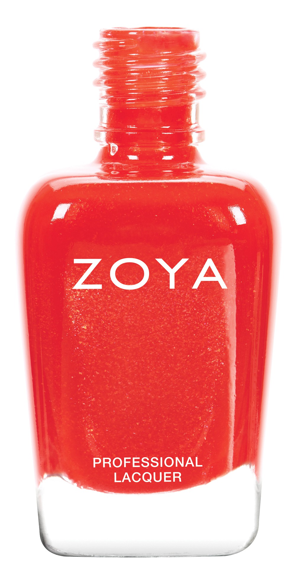 Zoya Aphrodite nail polish bottle with vibrant pink shade and sleek design, showcasing the Zoya brand and product label.