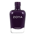 Zoya Becca nail polish bottle with a sleek design, showcasing vibrant and glossy nail color in a clear glass container.