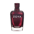Zoya Blair nail polish bottle with vibrant teal color, showcasing the Zoya nail polish product on a white background.