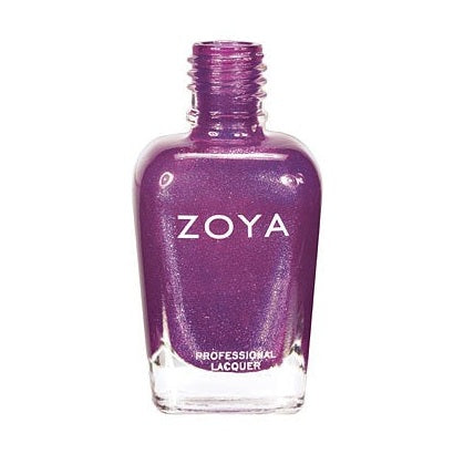 Zoya Carly nail polish bottle with sleek packaging and vibrant pink shade, showcasing the Zoya brand and product label.