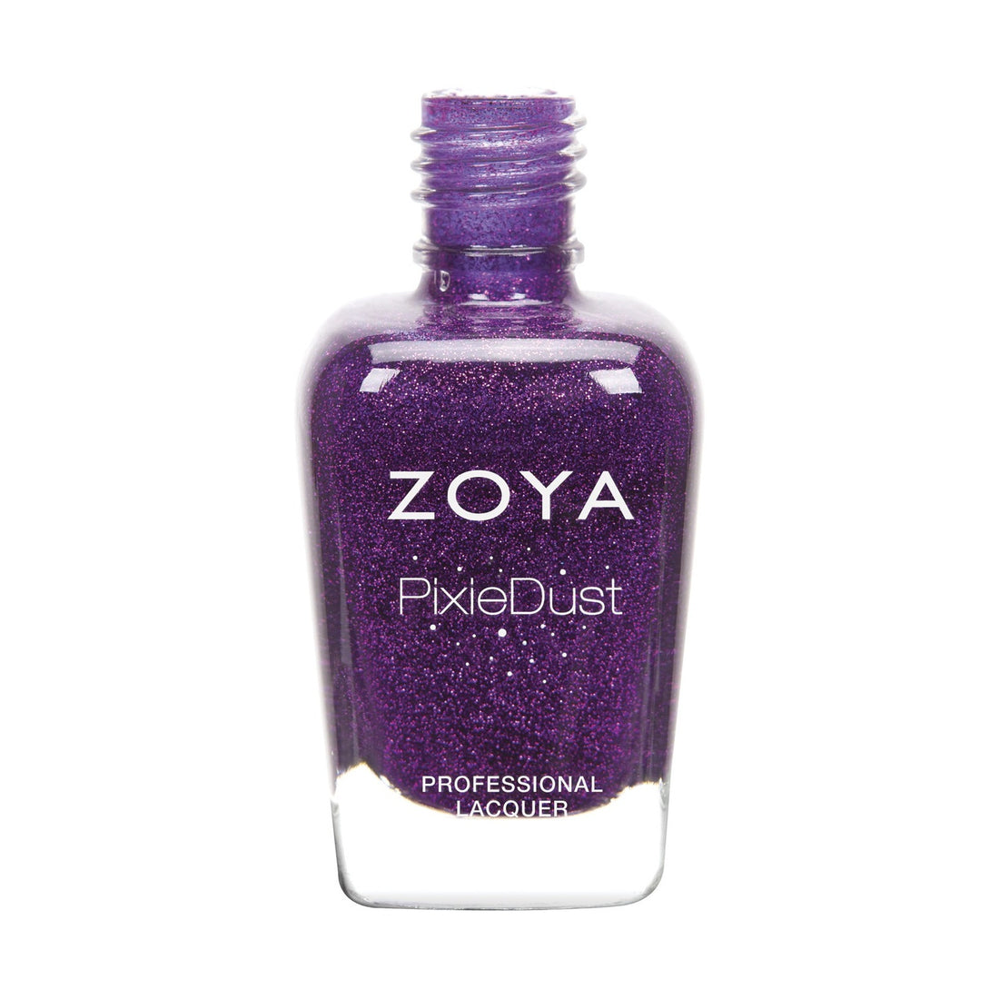 Zoya Carter nail polish bottle with deep burgundy color, featuring the Zoya brand label on the glass bottle.