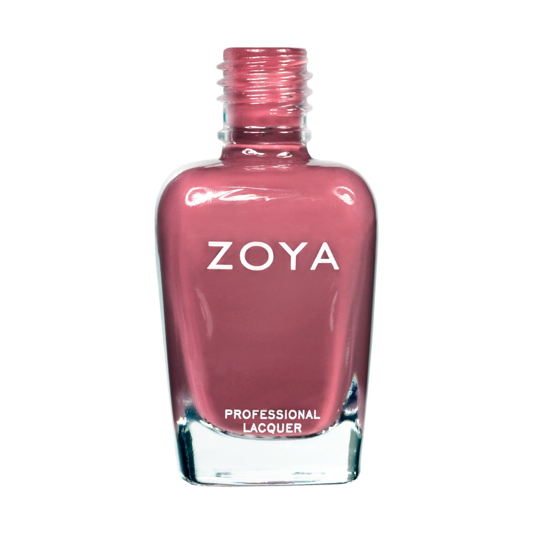 Zoya Coco nail polish bottle with creamy beige color, featuring the Zoya logo on the cap.