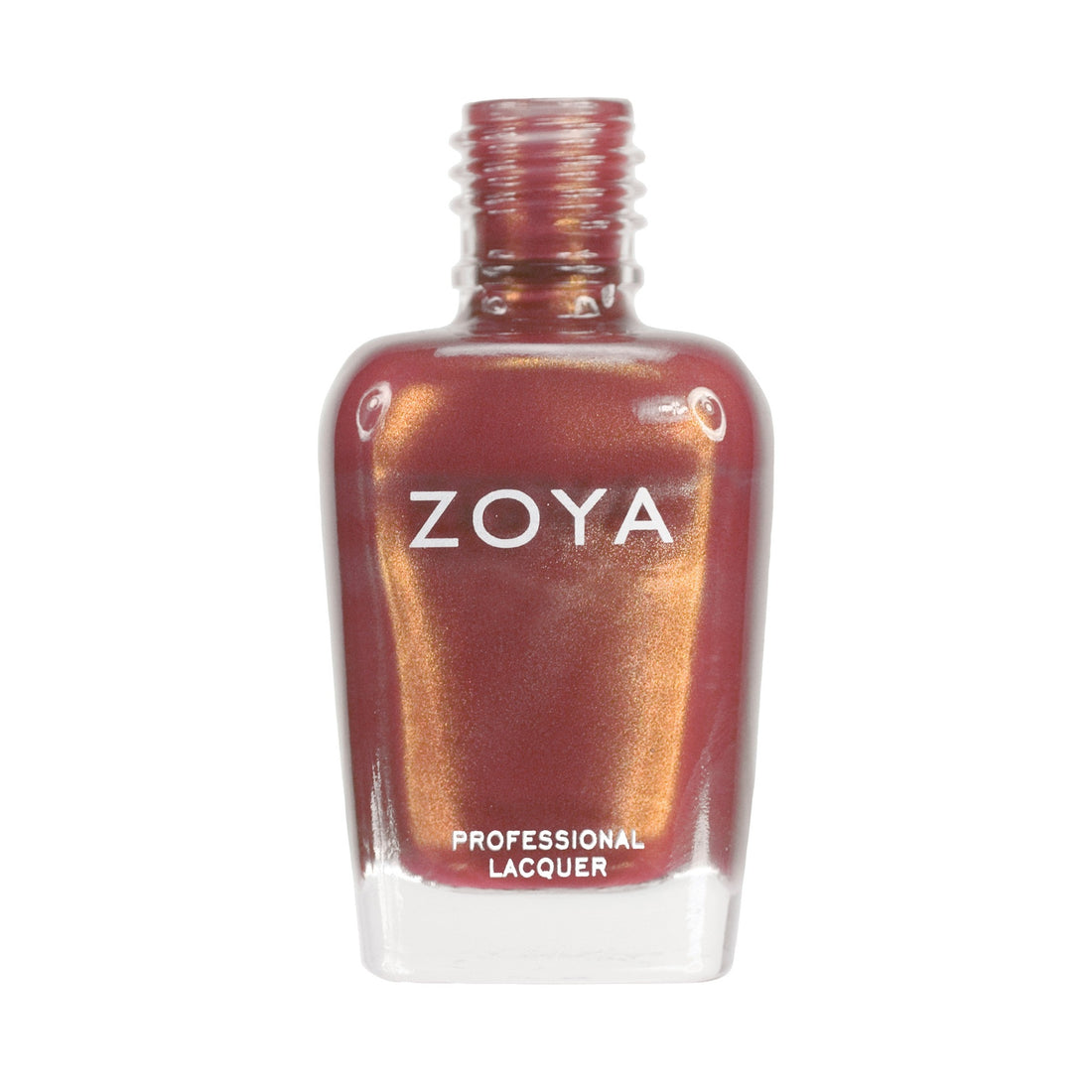 Zoya Colette nail polish bottle, vibrant purple shade, with the Zoya logo visible on the packaging.