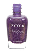 Zoya Cookie nail polish bottle with a clear view of the colorful, glossy nail polish inside, showcasing the Zoya brand.