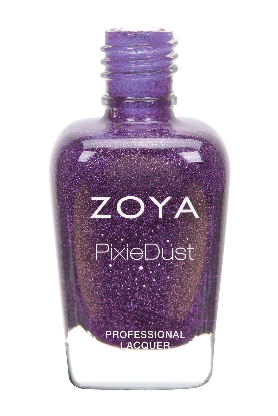 Zoya Cookie nail polish bottle with a clear view of the colorful, glossy nail polish inside, showcasing the Zoya brand.