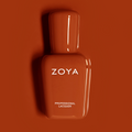 Zoya Cory nail polish bottle with vibrant, creamy pink shade and sleek packaging, showcasing the Zoya brand.